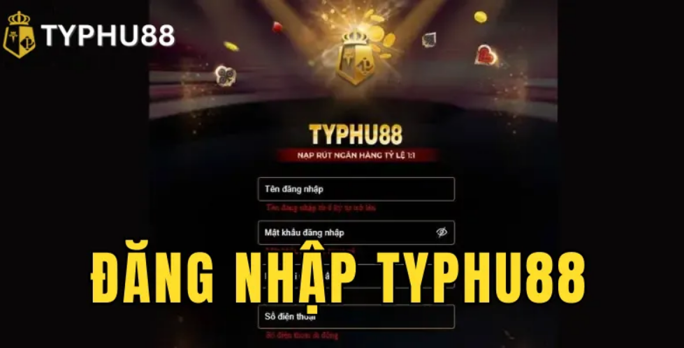 Thao tác khi đăng nhập typhu88